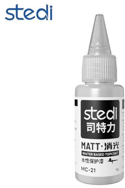 Stedi 아크릴도료 수성 무광 마감제 18g MC-21