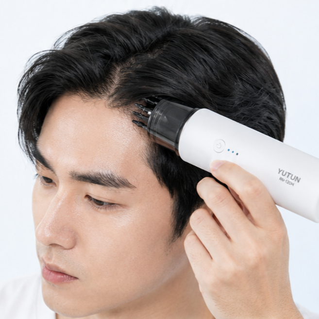 온리움 손에 덜 묻는 1ml 정량 미녹시딜 두피 도포기 전동 헤어토닉 앰플 도포 보조기, 1개