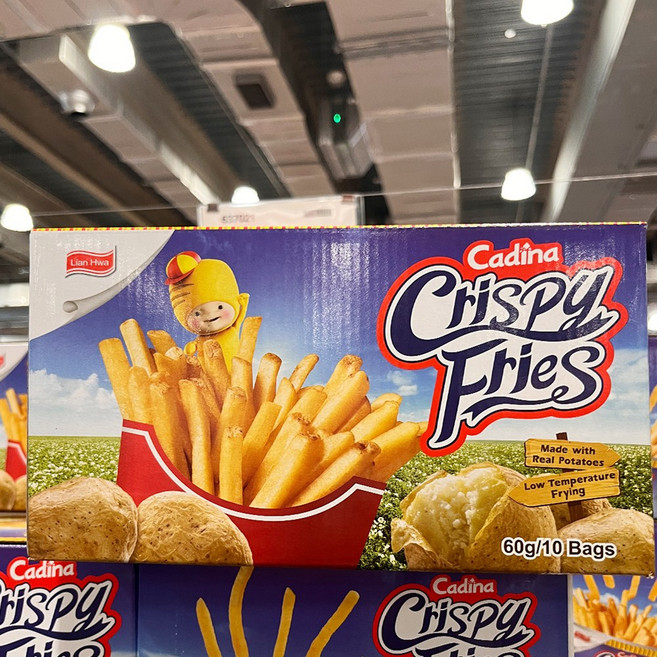 코스트코 CADINA 카디나 크리스피 프라이스 감자스틱 60gx10개 600g, 60g, 10세트