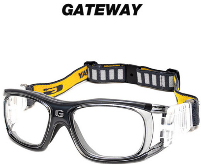 게이트웨이 GWS09 운동용 스포츠 고글 밴드형 보안경 (성인용), 그레이
