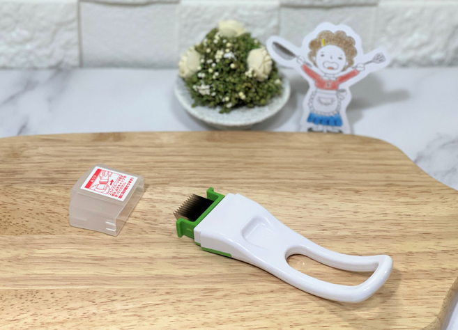 안전 분리형 파 양배추 채칼 파채칼 야채 마늘 슬라이서, 1개