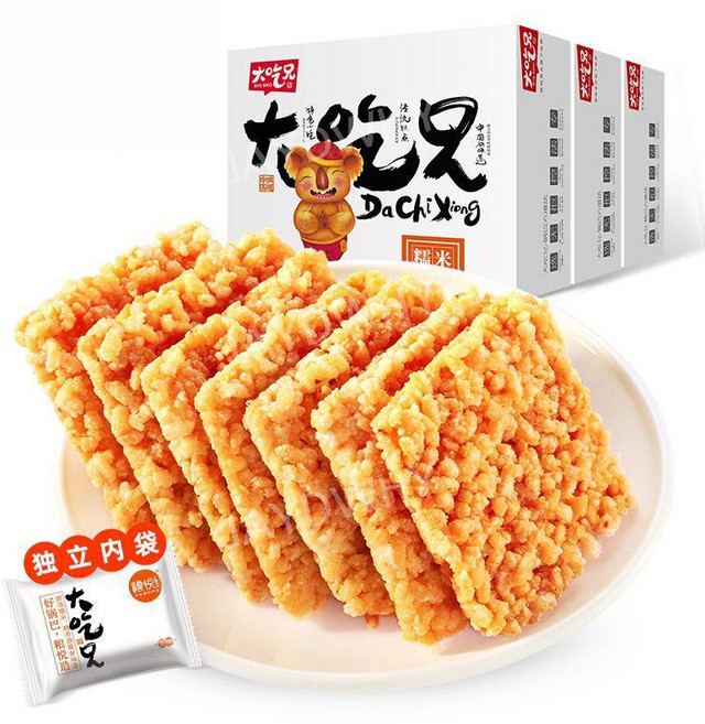 꿔바 찹쌀 누룽지 중국 간식 오리지널맛 400g 4박스