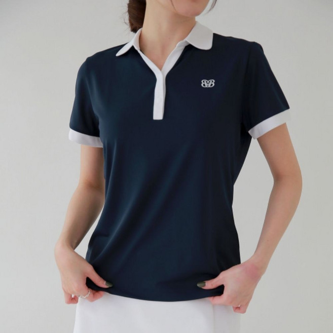 베러투데이 여성 골프웨어 고급 PK 썬그립 반팔 티셔츠