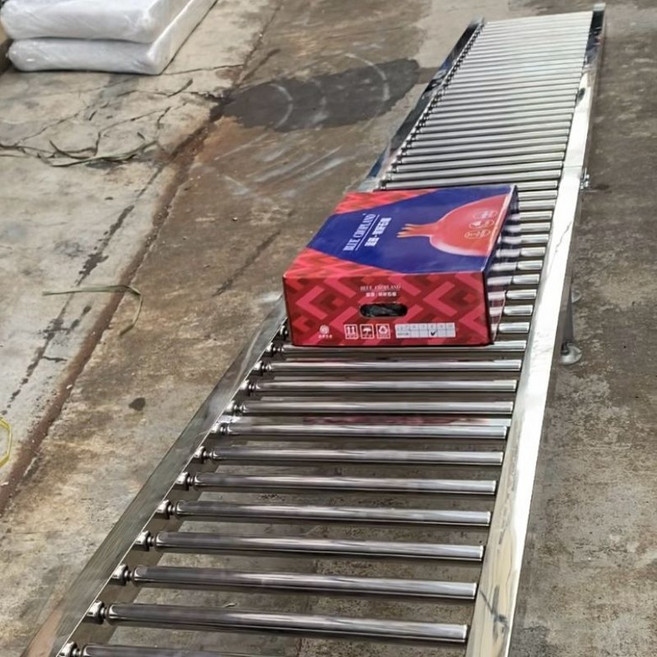 무동력 하역 롤러 스테인리스 컨베이어벨트 물품 물류, 1개, 3m 내폭 40CM 500원