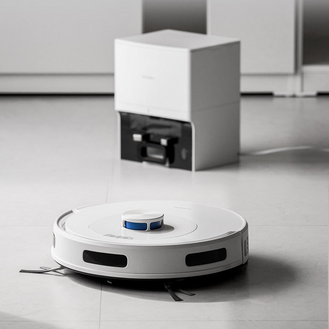 홈리아 로봇청소기 물걸레 올인원 원룸 자동먼지비움 가성비 저렴한 소형 가정용 저소음, 더스트봇 (충전도크)