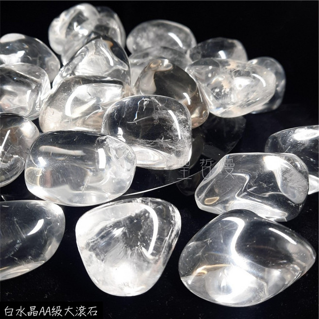 白水晶AA級 - 療癒、修行、風水、把玩、許願, 1個, 大滾石-C款