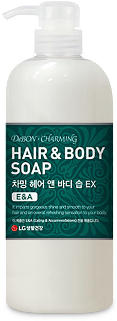 드봉 차밍 헤어 앤 바디 솝 EX 730ml, 1개