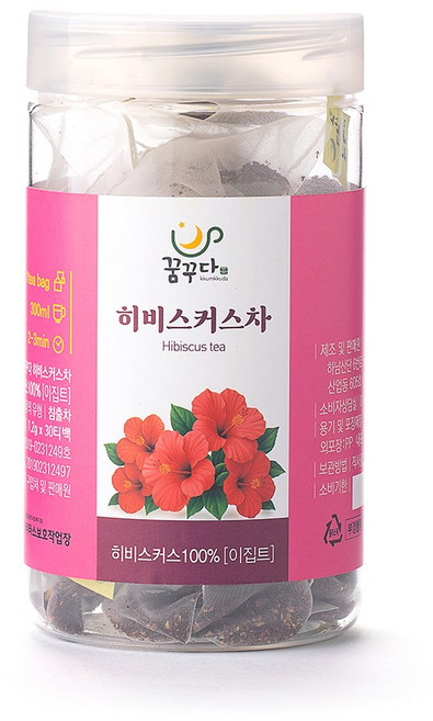꿈꾸다 히비스커스, 1개, 30개입, 1.2g
