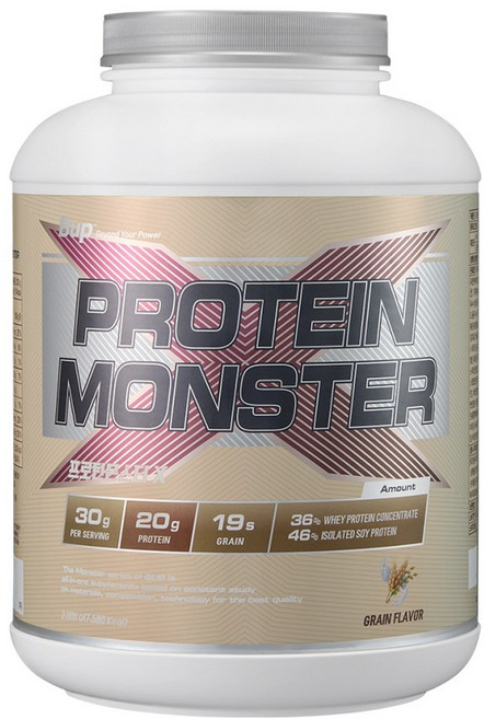 BUP 프로틴몬스터 X 곡물맛 2kg 헬스보충제 단백질보충제, 1개
