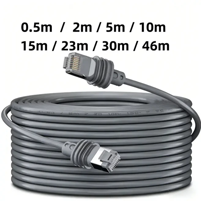스타링크 V3 Gen3 150FT CAT6 이더넷 케이블 RJ45 라우터 안테나 위성 인터넷 키트용, 2미터