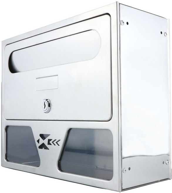 국민우편함 스텐레스 벽걸이 우편함