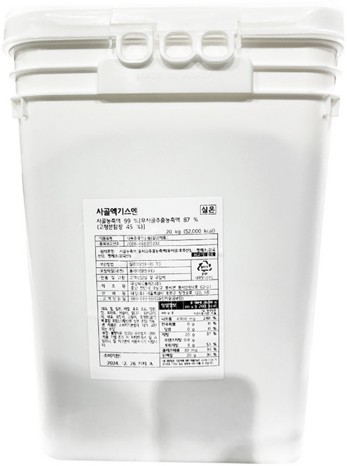 사골엑기스 20KG 대용량 농축액 스톡 진액 소스 육수 곰탕 우골 11283, 1개