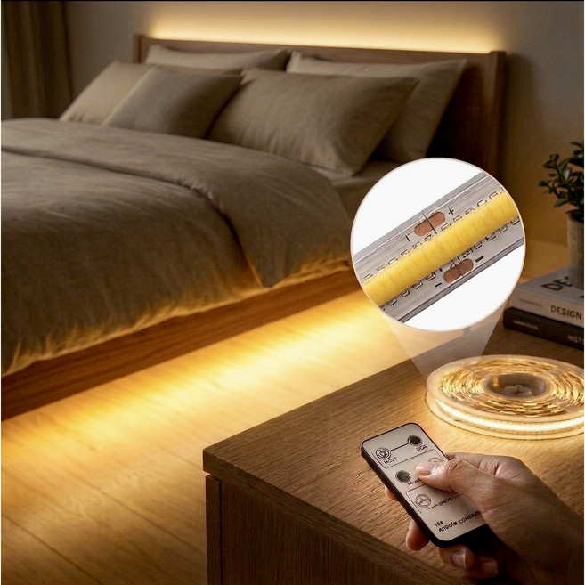 (어댑터포함) DIY 잘라쓰는 줄조명 LED COB 풀세트(3m 버전), 1개, 3000K