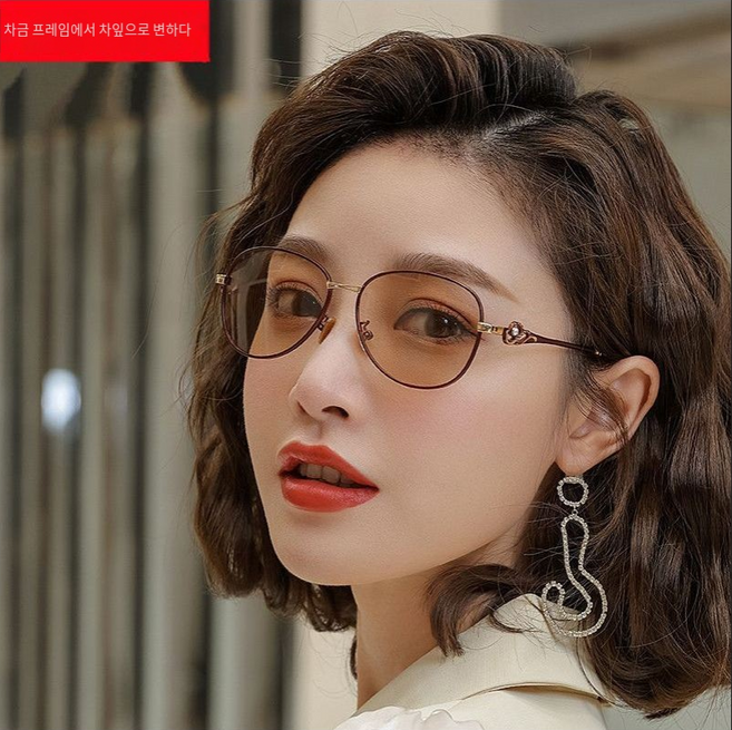 골프 지능 감광 변색 선글라스 여성 편광 선글라스 운전 여행 자외선 방지 안경