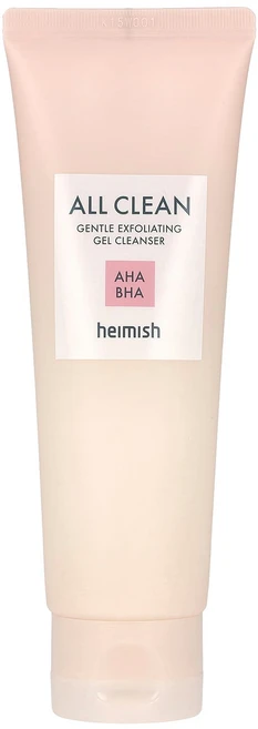 Heimish 올 클린 젠틀 엑스폴리에이팅 젤 클렌저 AHA BHA 130ml(4.39fl oz) HEI-76231 - 쿠팡