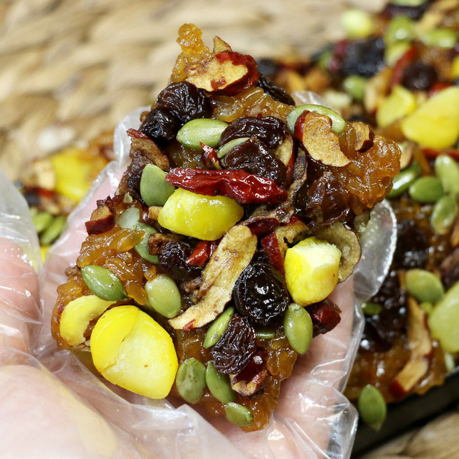 장평방앗간 건강한 영양약밥 간장없는 약밥 영양간식 식사대용 영양 떡 낱개포장, 1개, 1kg