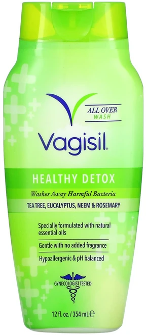 Vagisil 건강한 디톡스 올오버 워시 354ml(12fl oz), Vagisil건강한디톡스올오버워시354ml12floz, 1개, 354ml - 쿠팡