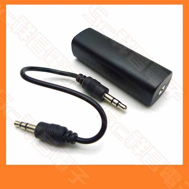 祥昌電子 3.5mm 音頻噪音隔離器 汽車訊號抗干擾濾波器, 1個