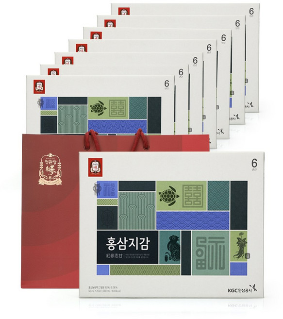 정관장 홍삼지감 50ml 20포 + 쇼핑백, 1L, 8세트