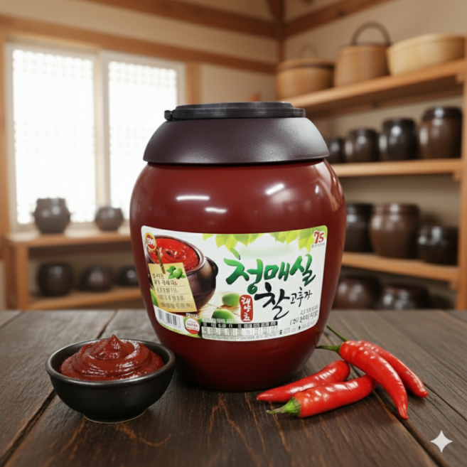 진미식품 진미 청매실 태양초 찰 고추장 4.5Kg, 1개
