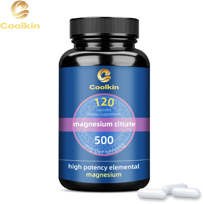 Coolkin 鎂檸檬酸鎂膠囊 500mg, 120組