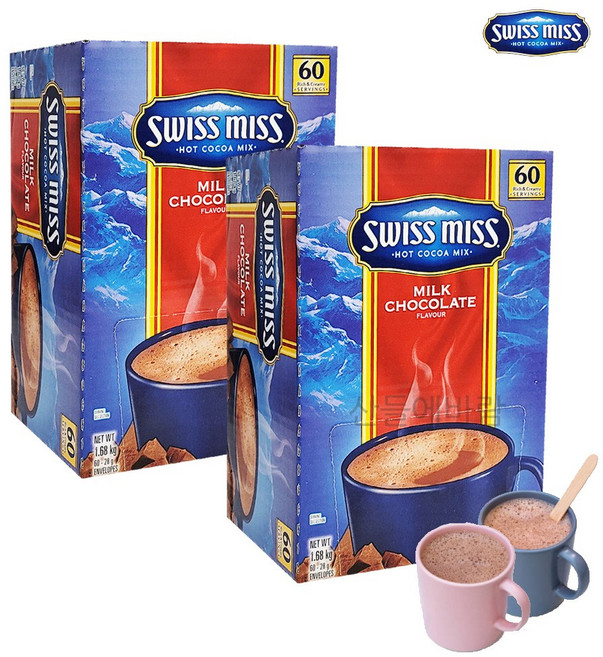 스위스미스 핫코코아 믹스 오리지널, 28g, 120개, 2개