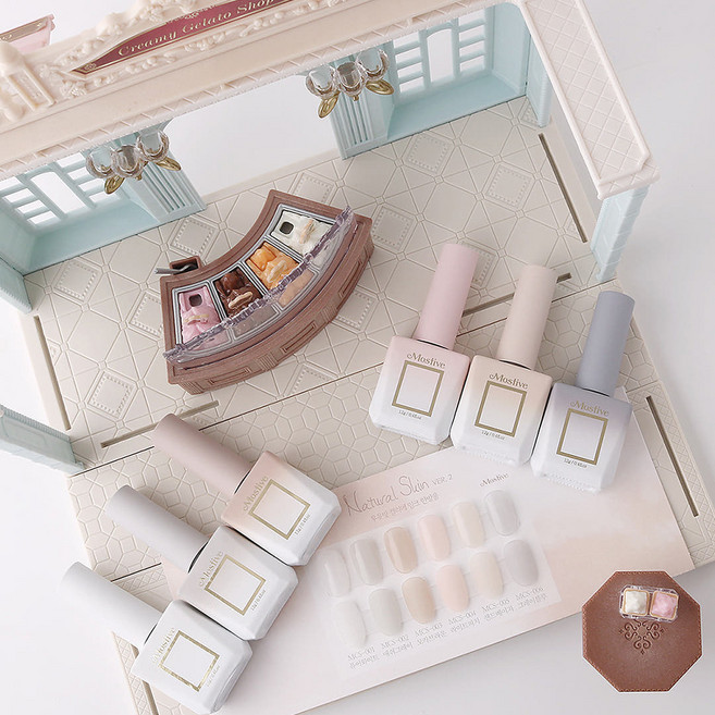 모스티브 시럽젤 네추럴스킨 ver.2 6종 단품+파츠30알, 1개, MCS-005 샌드베이지