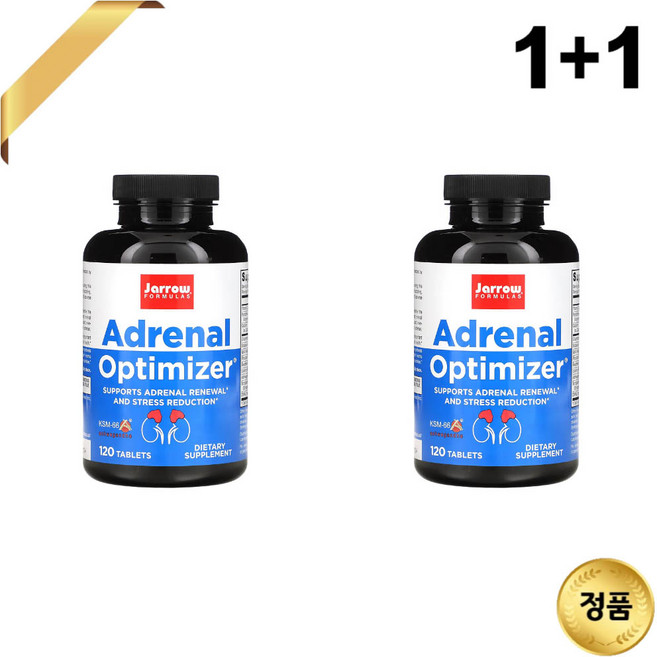 자로우 아드레날 옵티마이저 홍경천 고투콜라 120정 8주분, 2개