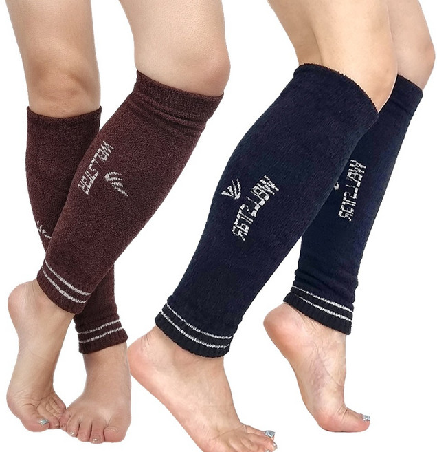 국산 1+1 (2set) Well.star 방한 발토시 다리토시 고급 탁텔원단, 남색+갈색, 1세트