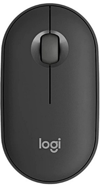 Logitech 羅技 Pebble Mouse 2 藍牙無線滑鼠 靜音按鍵, 石墨灰, M350s