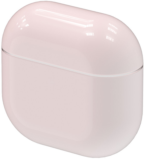 플레이360 에어팟 4 생팟느낌 세라미 케이스 / 외부PC + 내부실리콘 멀티구조 케이스, 베이비핑크, 1개, 에어팟4 세라미케이스