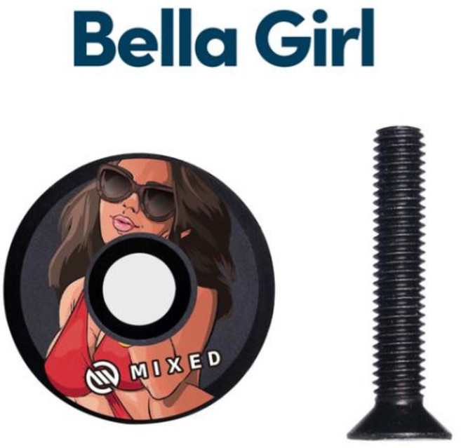 자전거 헤드업 MIXED 32mm 헤드셋 스템 캡 팩 라이트 알루미늄 합금 및 나사 포함 MTB 자전거용 로드 산악자전거 사이클링 부품 액세서리, NO.17, 1개