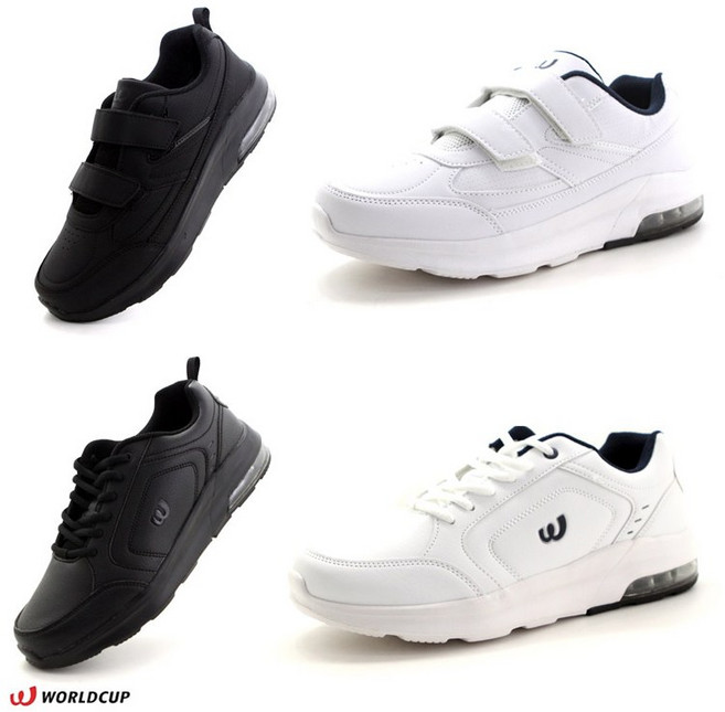 [초경량 에어] 안신은듯 발볼편한 남여 벨크로 끈 신기좋은 쿠션 런닝 W 워킹 운동화