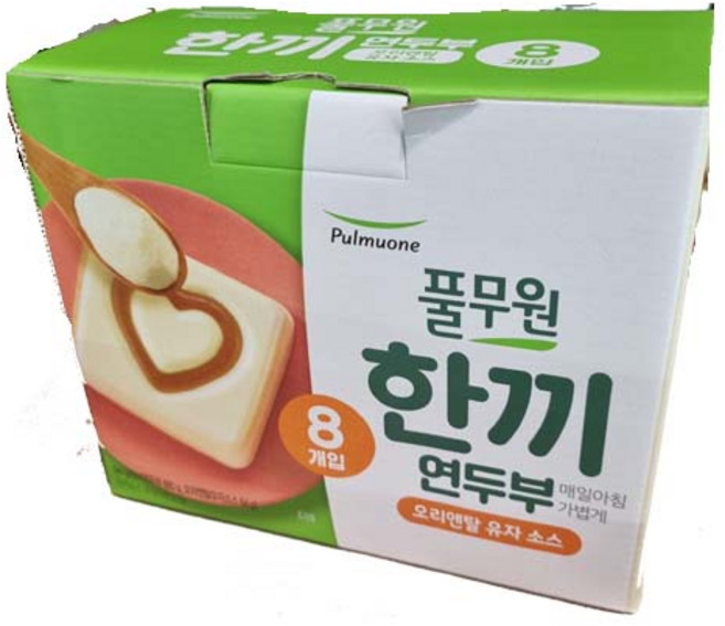 풀무원 한끼 연두부 118g X 8개입, 880g, 1개