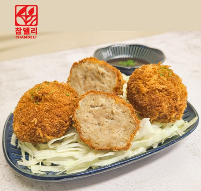 참델리 육즙팡팡 등심 볼카츠 50g * 20개, 1개, 1kg