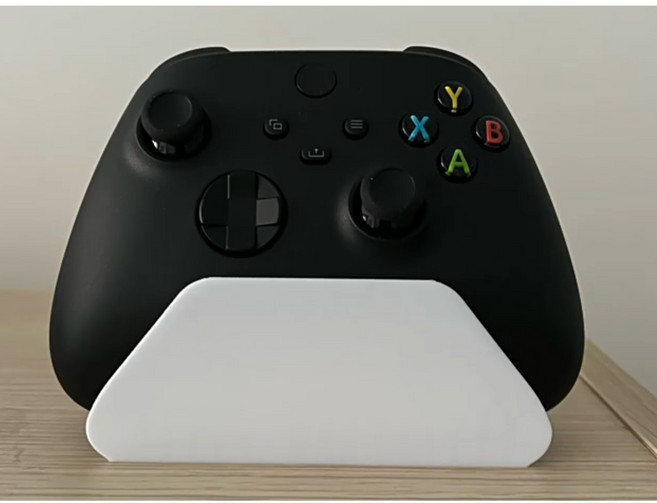 XBOX 컨트롤러 거치대-블랙/화이트 XBOX 패드 3세대 4세대 엘리트패드1~2 사용가능, 로고X-화이트, 1개, XBOX 패드 거치대-일반형