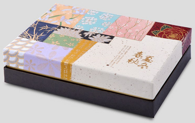 화과자박스(6구)춘하추동, 혼합, 1개