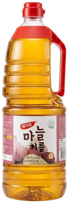 참미정 마늘기름, 1개, 1.8L