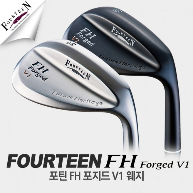 포틴 FH-V1단조 웨지/NSPRO950/DG Forged, 크롬DG, 54도