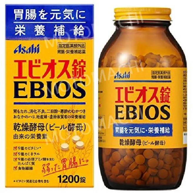아사히 에비오스정 1200정 맥주효모 일본위장약 - 쿠팡