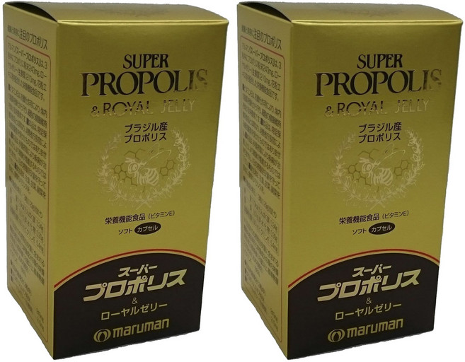 마루망 슈퍼 프로폴리스 앤 로얄 젤리 소프트캡슐, 180정, 2개