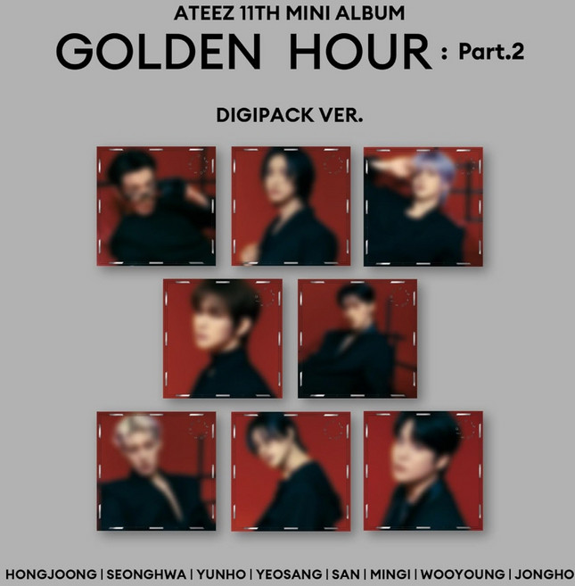 (CD) 에이티즈 (Ateez) - Golden Hour : Part.2 (11th Mini Album) (Digipack Ver.) (랜덤 발송)