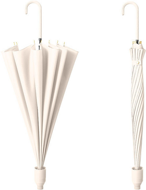 다루미 16K 물받이 일체형 컬러풀 파스텔 장우산