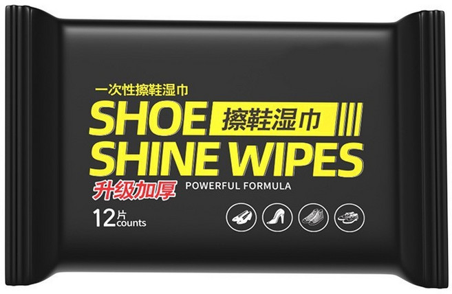 小白鞋專用去污濕紙巾, 1個, 隨身包(12片), 12片, 1g
