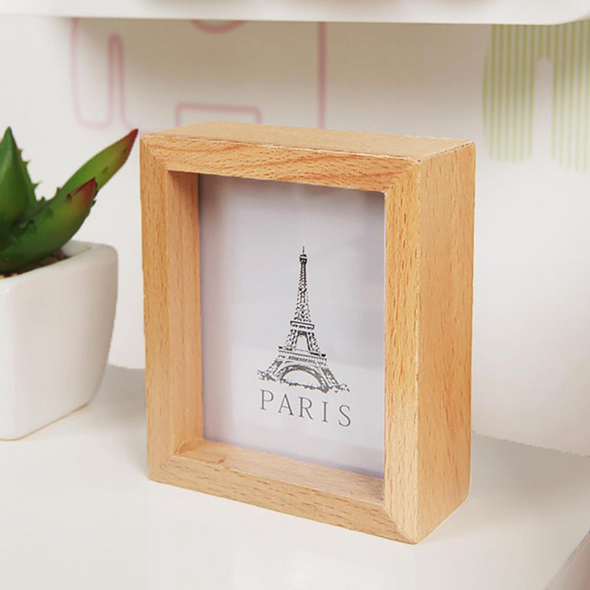 아기 애인사진 탁상용 미니 원목액자2P 탁상용액자 작품액자