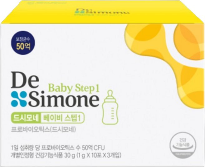 드시모네 프로바이오틱스 베이비 스텝1, 30g, 1박스