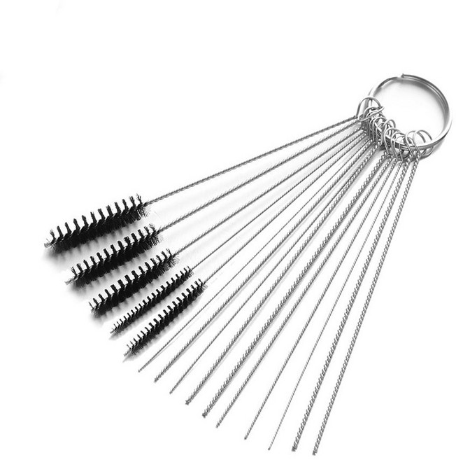 기화기 탄소 먼지 제트 청소 바늘 제거 브러쉬 자동차 오토바이 ATV 용접기 탄수화물 전기 톱용 도구, Needles, 1개