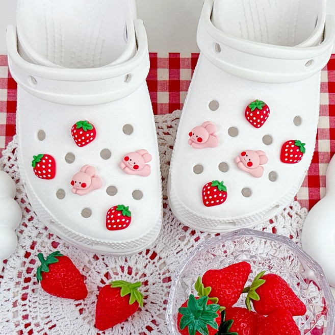 퍼니펀 토끼 딸기 파츠 세트 10P