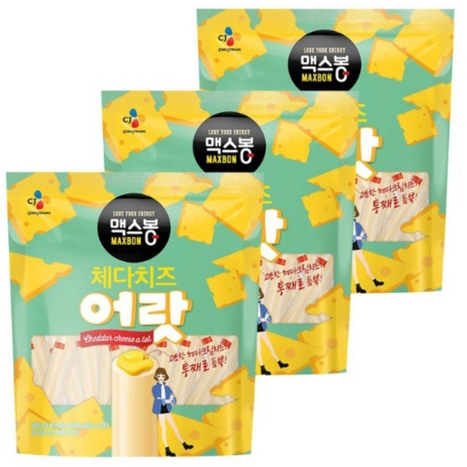 맥스봉 체다치즈어랏, 400g, 3개