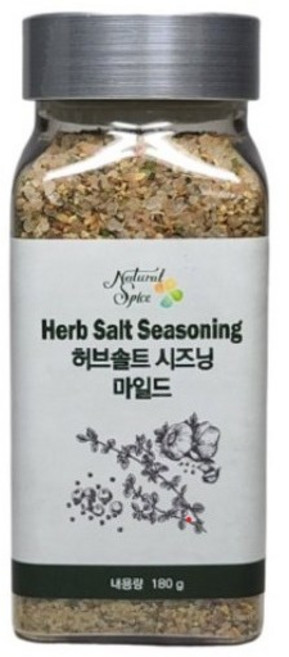 내츄럴스파이스 허브솔트시즈닝 마일드, 180g, 3개
